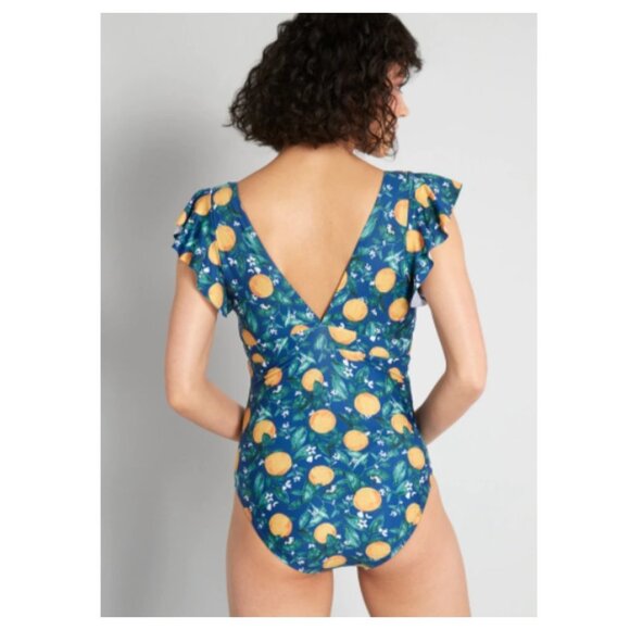 5/$100 SALE - NEW Modcloth The Kelsie One Piece Swimsuit - Picture 2 of 6